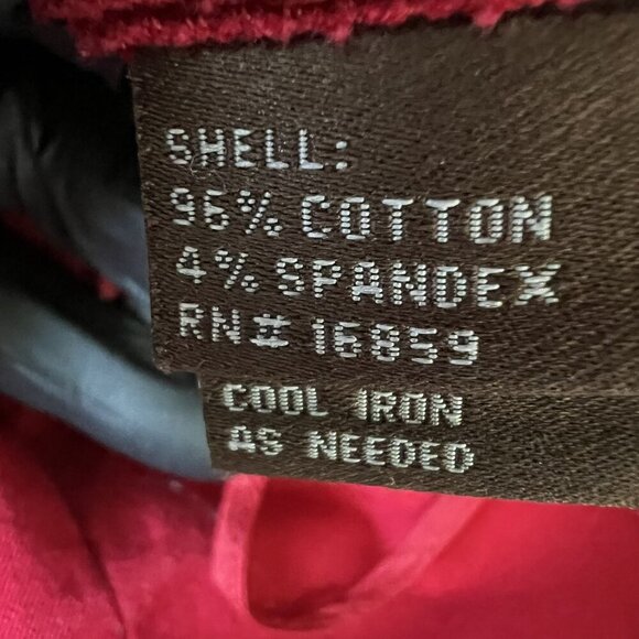 J.McLaughlin Womens 10 Red High Waist Side Zip Jean Pants Stretch Clean Girl - Picture 9 of 11